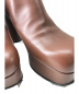 中古・古着 JIL SANDER (ジルサンダー) Chunky Ankle Boots ブラウン サイズ:37 20AW：39800円
