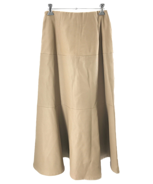 RHC Ron Herman（アールエイチシーロンハーマン）RHC Ron Herman (RHCロンハーマン) Eco Leather Skirt ベージュ サイズ:Sの古着・服飾アイテム