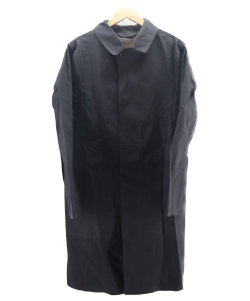 MACKINTOSH（マッキントッシュ）MACKINTOSH (マッキントッシュ) ゴム引きステンカラーコート ネイビー サイズ:38の古着・服飾アイテム