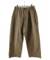 UNIVERSAL PRODUCTS.（ユニバーサルプロダクツ）の古着「NO TUCK WIDE CHINO TROUSERS」｜ベージュ