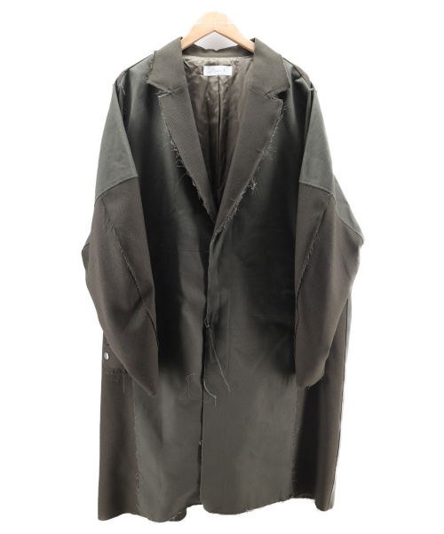 rin（リン）rin (リン) オーバーサイズパッチワークコート オリーブ サイズ:S 20SSの古着・服飾アイテム