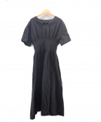 LE CIEL BLEUルシェルブルー）の古着「Round Form Dress」｜ブラック