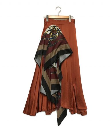 [中古]UN3D.(アンスリード)のレディース スカート スカーフドッキングマキシスカート