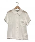COMME des GARCONS COMME des GARCONS（コムデギャルソン コムデギャルソン）の古着「フラワー刺繍シャツ」｜ホワイト