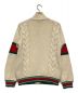GUCCI (グッチ) Cable knit bomber jacket アイボリー サイズ:XS：31800円