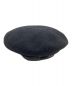 CA4LA (カシラ) ミリタリーベレー帽 ブラック：1480円