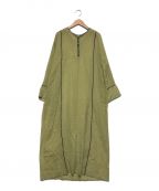 TODAYFUL（トゥデイフル）の古着「Embroidery Voile Dress」｜グリーン
