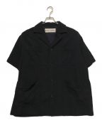 INSCRIREアンスクリア）の古着「Silk Nep Work Shirts」｜ブラック
