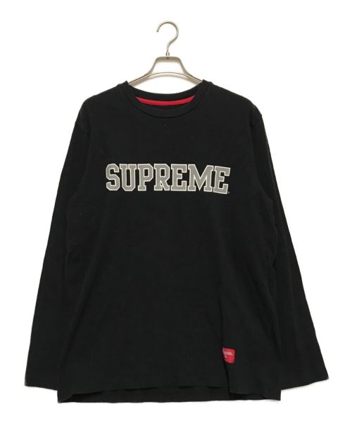 SUPREME（シュプリーム）SUPREME (シュプリーム) ロゴロングスリーブTシャツ ブラック サイズ:XLの古着・服飾アイテム