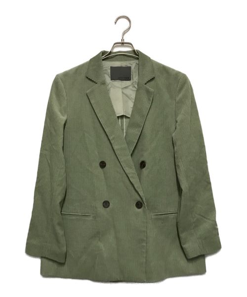 uncrave（アンクレイヴ）uncrave (アンクレイヴ) コーデュロイジャケット グリーン サイズ:2の古着・服飾アイテム
