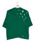 MAISON SPECIAL (メゾンスペシャル) プライムオーバースラッシュニットTシャツ グリーン サイズ:2：4800円