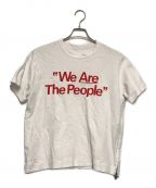 sacaiサカイ）の古着「We Are The People T-shirt」｜ホワイト