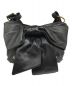 Yves Saint Laurent Rive Gauche (イヴ・サンローラン リヴ・ゴーシュ) レザーハンドバッグ ブラック サイズ:実寸サイズ参考：14800円