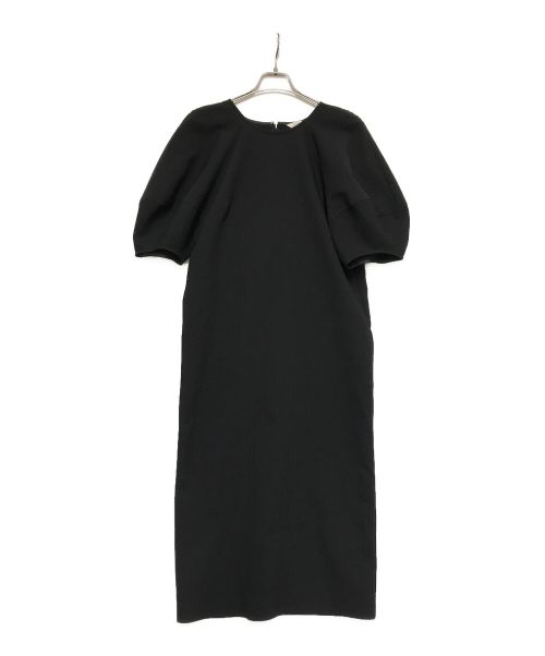CLANE（クラネ）CLANE (クラネ) STRIPE QUILT COCOON ONE PIECE　 ブラック サイズ:1の古着・服飾アイテム