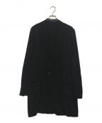 YOHJI YAMAMOTO（）の古着「ラペルレイヤードコート」｜ブラック