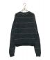 vainl archive (ヴァイナルアーカイブ) DAVID  BORDER knit ブルー サイズ:M：8800円