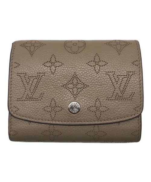 LOUIS VUITTON（ルイ ヴィトン）LOUIS VUITTON (ルイ ヴィトン) マヒナ ポルトフォイユ イリス コンパクト ベージュの古着・服飾アイテム