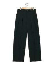 POLYPLOID (ポリプロイド) WIDE TAPERED PANTS TYPE C グリーン サイズ:2