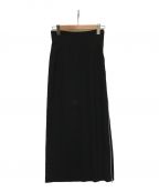 COMME des GARCONSコムデギャルソン）の古着「【OLD】90’Sウールギャバジップスカート」｜ブラック