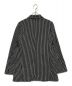 CABANA (カバナ) ストライプZIPシャツジャケット ブラック サイズ:38：7000円
