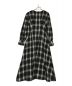 TOHGEN TOHGEN (ト―ゲント―ゲン) OMBRE CHECK DRESS ブラック サイズ:2：11800円