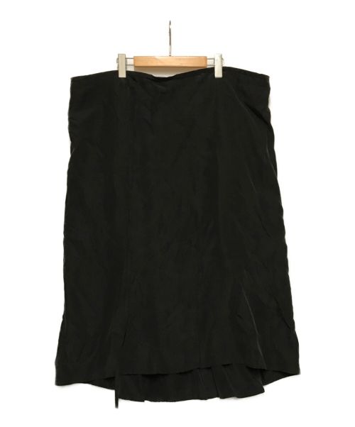 YLEVE（イレーヴ）YLEVE (イレーヴ) キュプラシルクタフタスカート ブラック サイズ:2の古着・服飾アイテム