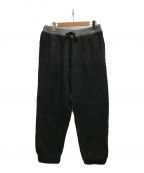 son of the cheese（サノバチーズ））の古着「Mohair Track Pants」｜ブラック