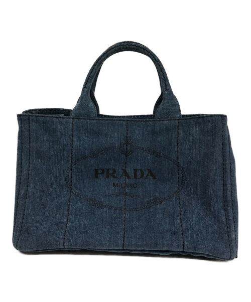 PRADA（プラダ）PRADA (プラダ) 2WAYバッグ インディゴの古着・服飾アイテム