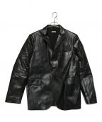 MARNIマルニ）の古着「Fake Leather Jacket」｜ブラック