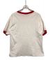 USED (ユーズド) リンガーTシャツ ホワイト サイズ:L：17000円