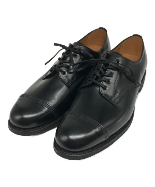 SANDERS（サンダース）SANDERS (サンダース) Military Derby Shoe ブラック サイズ:UK 8 1/2の古着・服飾アイテム