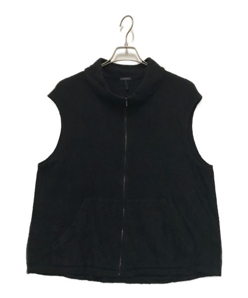 COMOLI（コモリ）COMOLI (コモリ) シルクニットフリースベスト ブラック サイズ:1の古着・服飾アイテム