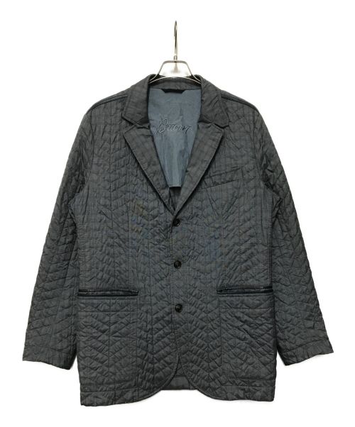 BRIONI（ブリオーニ）BRIONI (ブリオーニ) キルティングテーラードジャケット グレー サイズ:XXLの古着・服飾アイテム