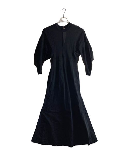 Mame Kurogouchi（マメクロゴウチ）Mame Kurogouchi (マメクロゴウチ) クラシックコットンドレス ブラック サイズ:2の古着・服飾アイテム
