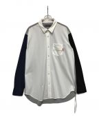 Mastermind JAPANマスターマインド ジャパン）の古着「切替シャツ」｜ホワイト