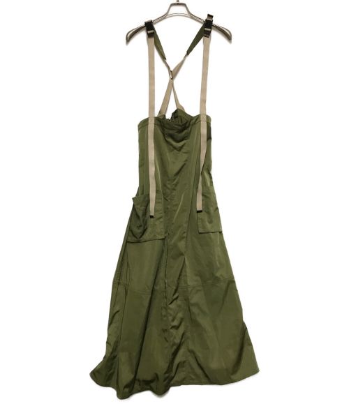 CAROLINA GLAISER（カロリナ グレイサー）CAROLINA GLAISER (カロリナ グレイサー) ジャンパースカート オリーブ サイズ:FREEの古着・服飾アイテム