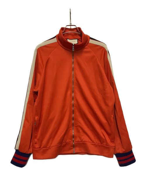 GUCCI（グッチ）GUCCI (グッチ) テクニカルジャージージャケット オレンジ サイズ:XLの古着・服飾アイテム