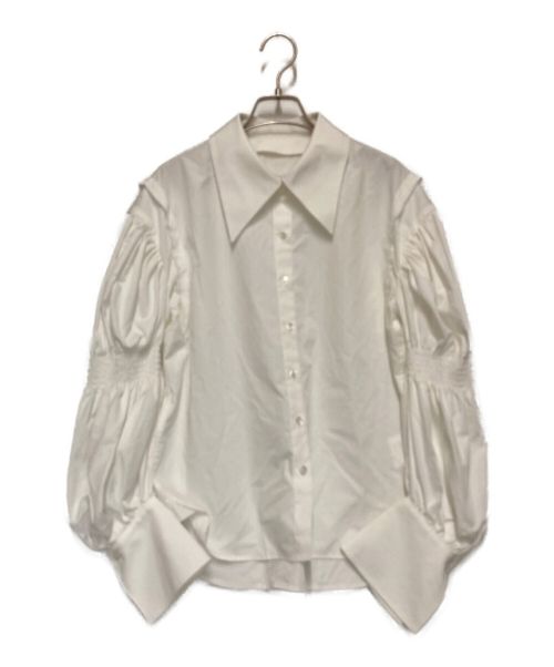 Chika Kisada（チカ キサダ）Chika Kisada (チカ キサダ) パフスリーブシャツ ホワイト サイズ:１の古着・服飾アイテム
