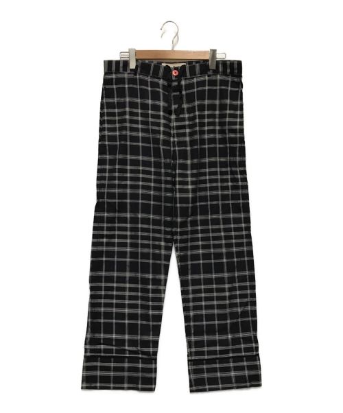 MARNI（マルニ）MARNI (マルニ) チェックコットンツイルパジャマパンツ ネイビー サイズ:46の古着・服飾アイテム