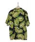 POLO RALPH LAUREN (ポロ・ラルフローレン) リーフプリントオープンカラーシャツ ネイビー×グリーン サイズ:L：17000円