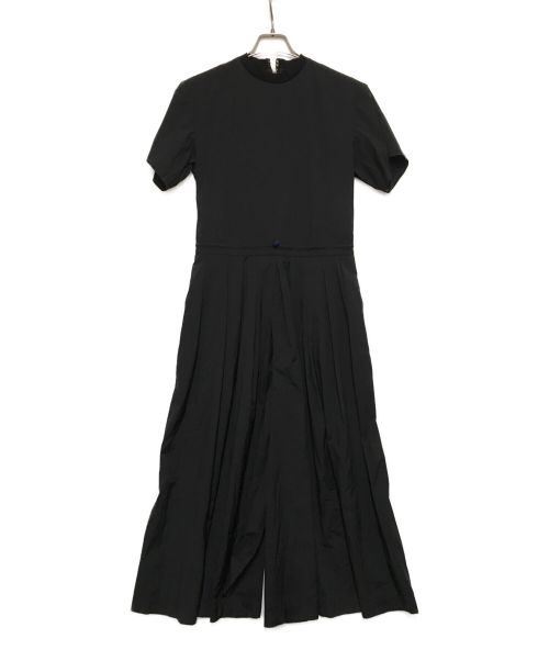 TOGA PULLA（トーガ プルラ）TOGA PULLA (トーガ プルラ) ストレッチタフタジャンプスーツ ブラック サイズ:36の古着・服飾アイテム