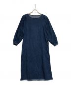 45Rフォーティーファイブアール）の古着「コットンリネンデニムのドレス」｜インディゴ