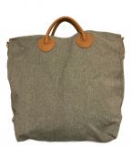YOUNG & OLSEN The DRYGOODS STOREヤングアンドオルセン ザ ドライグッズストア）の古着「ASH CANVAS SHOULDER TOTE M」｜グレー