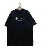 BALENCIAGAバレンシアガ）の古着「PlayStation printed cotton T-shirt」｜ブラック