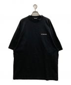 BALENCIAGAバレンシアガ）の古着「DEFILEロゴTシャツ」｜ブラック