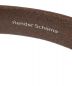 HENDER SCHEME (エンダースキーマ) Shrink Shoulder Belt ブラウン：8800円