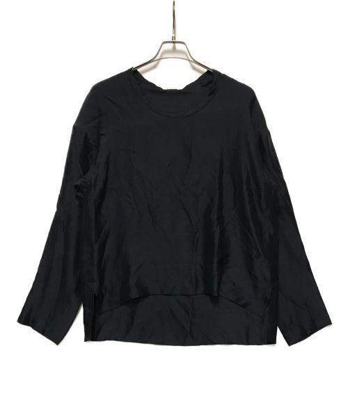 BLAMINK（ブラミンク）BLAMINK (ブラミンク) シルクインティメイトブラウス ブラック サイズ:FREEの古着・服飾アイテム