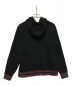 SUPREME (シュプリーム) Striped Rib Hooded Sweatshirt ブラック サイズ:S：7800円
