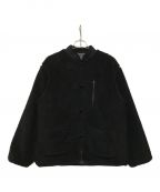 THE CONVINIザ コンビニ）の古着「チャイナボタンボアフリースジャケット」｜ブラック