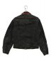 LEVI'S (リーバイス) フランネルライナーブラックデニムジャケット ブラック サイズ:Ⅿ：15800円